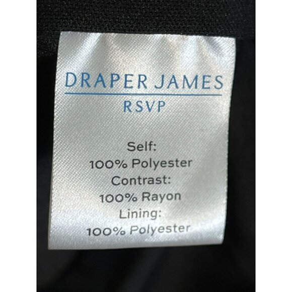 Draper James Dress 2X Black Smock Floral Preppy Neutral Retro Classic Minimalist - Picture 11 of 16